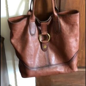 Frye Leather Ring Tote